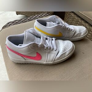 Mens Air Jordan multi color sneakers